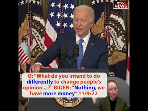 Q: "What do you intend to do differently to change opinion?' A: "Nothing, we have more money"