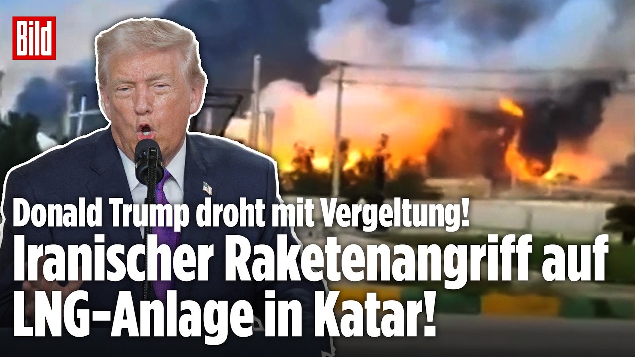 IRAN-KRIEG: Ölpreis auf Rekordhoch nach Angriff auf LNG-Anlage! Donald Trump droht mit Vergeltung!