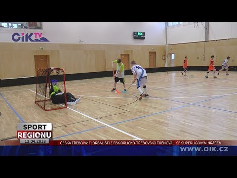 Česká Třebová: Florbalisti z FbK Orlicko-Třebovsko trénovali se superligovým hráčem