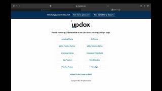 Updox provider training