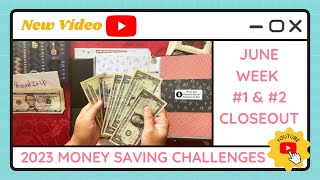 Cash Stuffing Money Saving Challenges for Weeks #1 - #2 of June - TracEy Monster Savings on Etsy