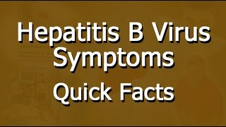 Hepatitis B - Symptoms