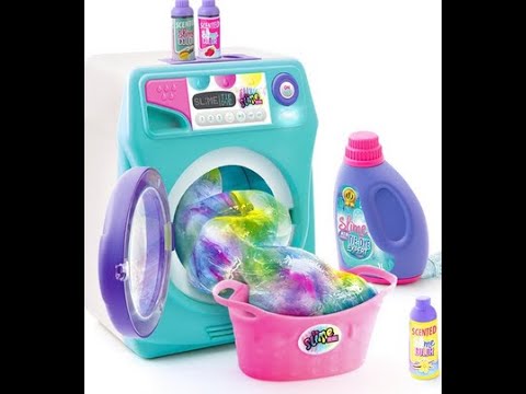 So slime tie dye batik washing machine !!