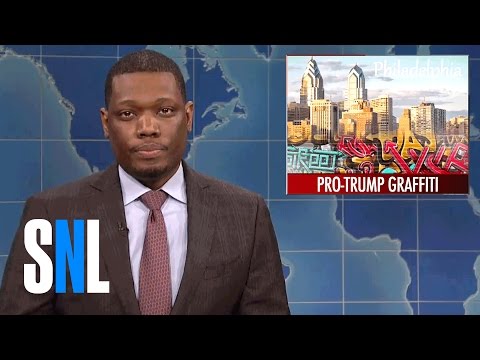 Weekend Update on Pro-Trump Graffiti Artist's Arrest - SNL