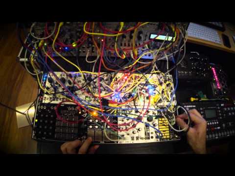 Live modular synth jam. Dark ambient industrial electronica. (r.domain)