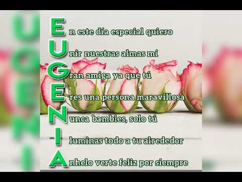 Cumpleaños de maria eugenia