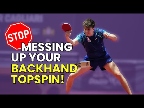The Easiest & Fastest Way To Improve Your Backhand Topspin | Andreas Levenko Table Tennis