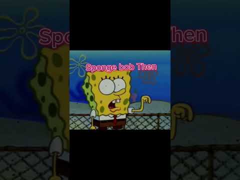 SpongeBob now vs then  💀 | Song : Mi mami funk v2