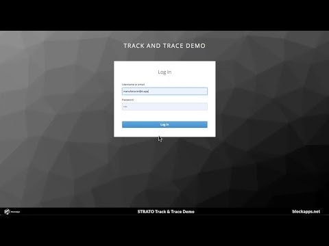 BlockApps Track & Trace Demo