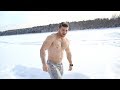 SIBERIAN CRAZY BIG MUSCLE BOYS | STEEL MUSCLES IN COLD SNOWING