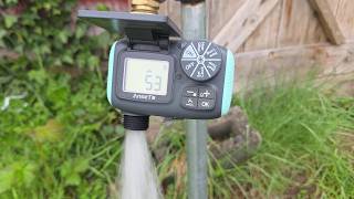 Solar Sprinkler Timer - 1 minute setup and review