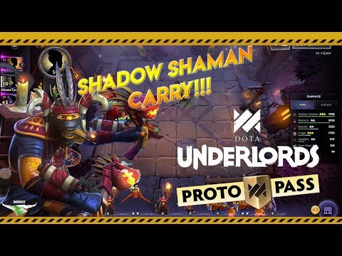 SHADOW SHAMAN CARRY NEW META | DOTA UNDERLORDS
