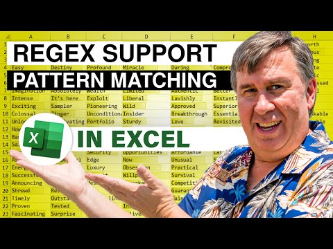 Excel RegEx Support For Pattern Matching - Episode 2642