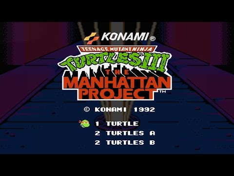 Teenage Mutant Ninja Turtles III The Manhattan Project - Full playthrough