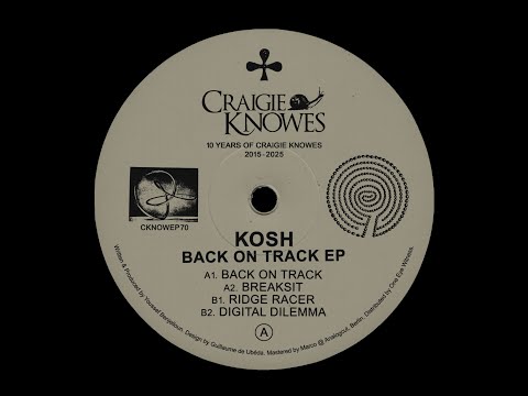 (A1) Kosh – Back On Track - [Craigie Knowes – CKNOWEP70] - 2025