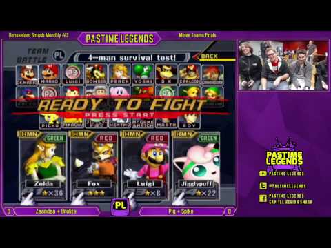 RSM #2 Melee 2v2 Finals: Zaandaa + Brolita (Red) vs Pig + Spike (Green)
