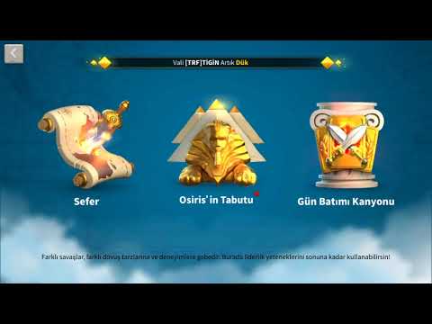 TRF (505K) vs K227 (532K) OSİRİS MAÇIMIZ - Rise of Kingdoms