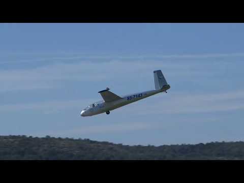 INSANE! Looping in L-13 blanik glider at ground level.