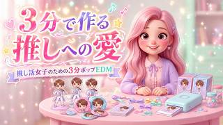 推し活のDIYをもっと楽しく！自作グッズ作りに最適なEDM  作業用BGM 女性ボーカル　3D
