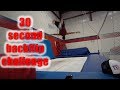 30 SECOND BACKFLIP CHALLENGE