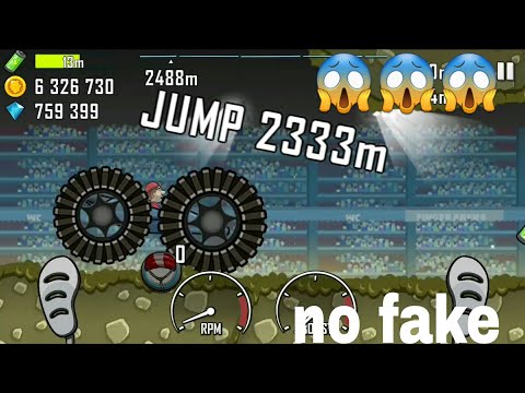 😱 Longest jump world record || Hill Climb Racing Arena jump world record #gaming #gameplay
