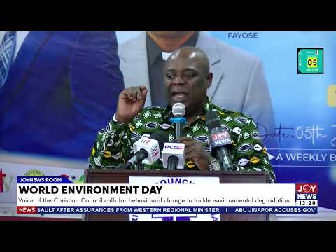 Voice of the Christian Council calls for behavioral change to tackle environmental degradation.