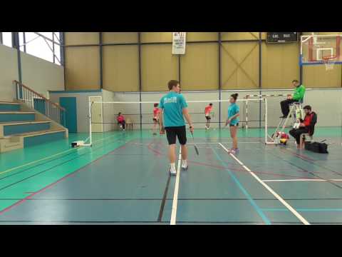 Badminton ICN3 - Bourges - Cusset  - Double Mixte 1