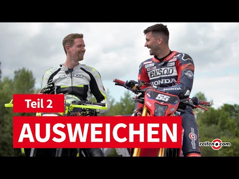 reifen.com - Reifentest Motorrad Teil 2: Ausweichen