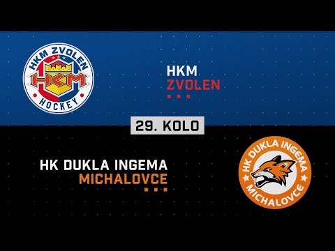 29.kolo HKM Zvolen - HK Dukla INGEMA Michalovce HIGHLIGHTS