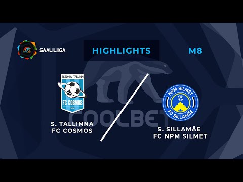 Tallinna FC Cosmos - Npm Silmet FC Sillamäe. Coolbet Saaliliiga. MD 8. Highlights