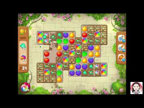 Gardenscapes Level 8292 HD   ✅✅/5   Medium to Hard Level