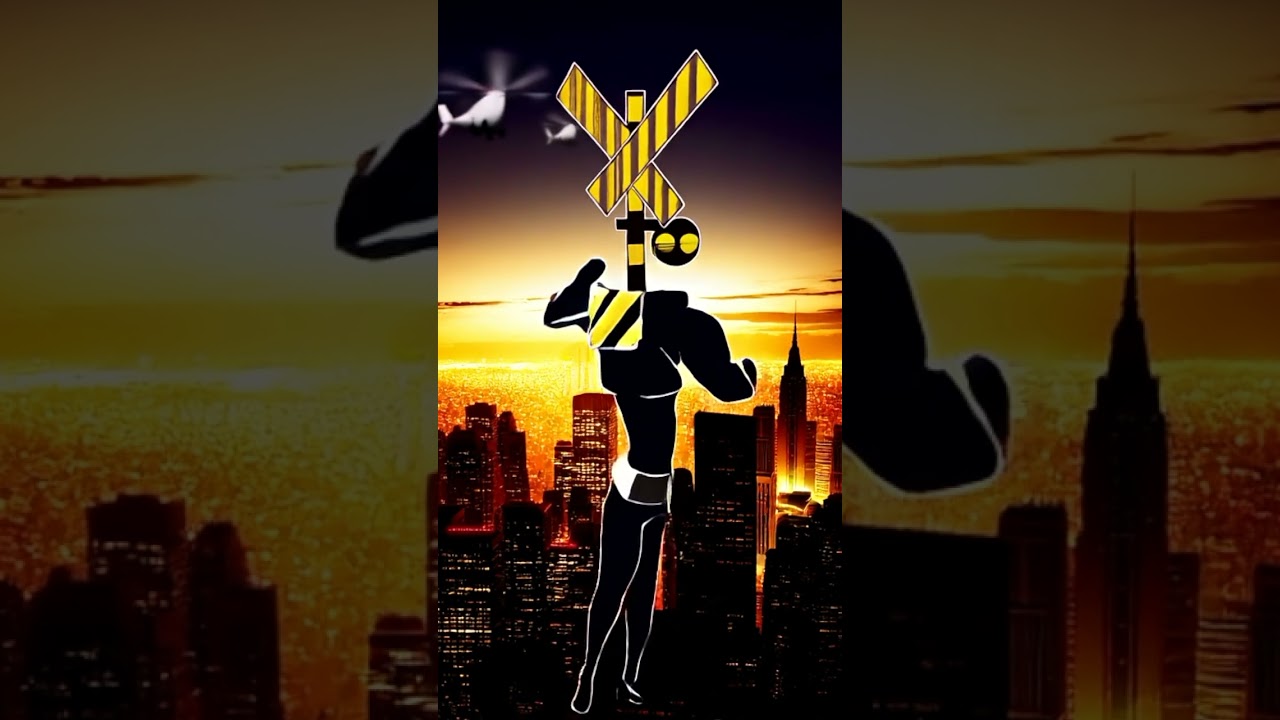 【踏切アニメ】ムキムキ踏切