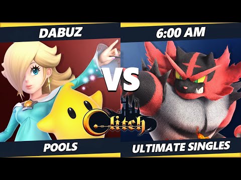 Glitch Konami Code  - Dabuz (Rosalina, Min Min) Vs. 6:00 AM (Incineroar) Smash Ultimate Tournament