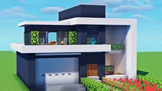 Minecraft: Como hacer una Casa Moderna Perfecta Para Survival