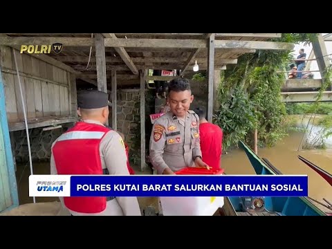PENYALURAN BANTUAN SOSIAL UNTUK KORBAN BANJIR DI MUARA LAWA