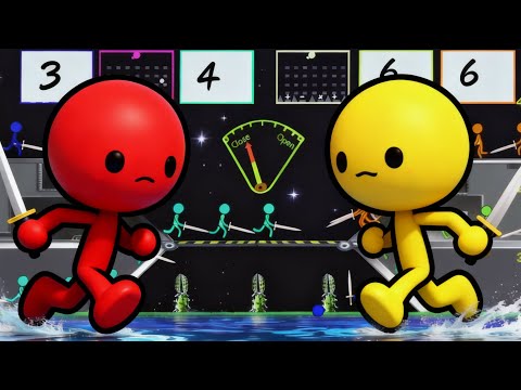 Stickman 3v3 Bridge Clash ~ Future Ages Battle Fight