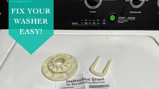 How to Fix a Washer Not Spinning Well, Off Balance — Whirlpool Built VMW Spline Hub W10528947