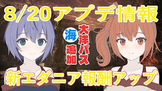 【黒い砂漠】1分でわかる！8/20アップデート情報