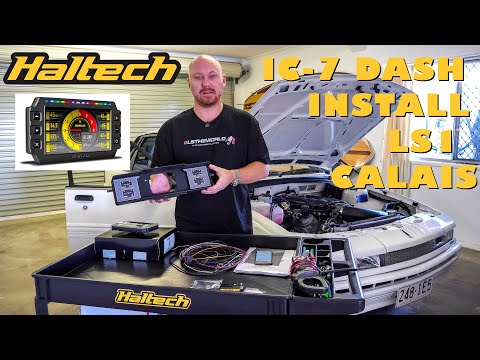HALTECH IC-7 DASH INSTALL "STEP BY STEP" INSTRUCTIONS EARLY COMMODORE - LS1 VL CALAIS
