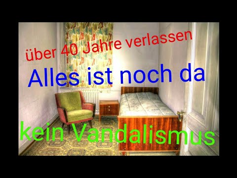 40 Jahre verlassenes Hotel / Retro Hotel der 50er Jahre Urbex Lost Places