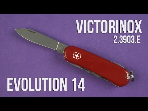 Peilis Victorinox Evolution 14 video