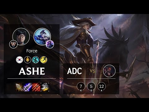 Ashe ADC vs Lucian - KR Challenger Patch 10.3