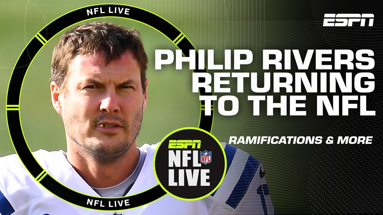 🚨 Breaking: Colts signing Philip Rivers to practice squad | NFL Live