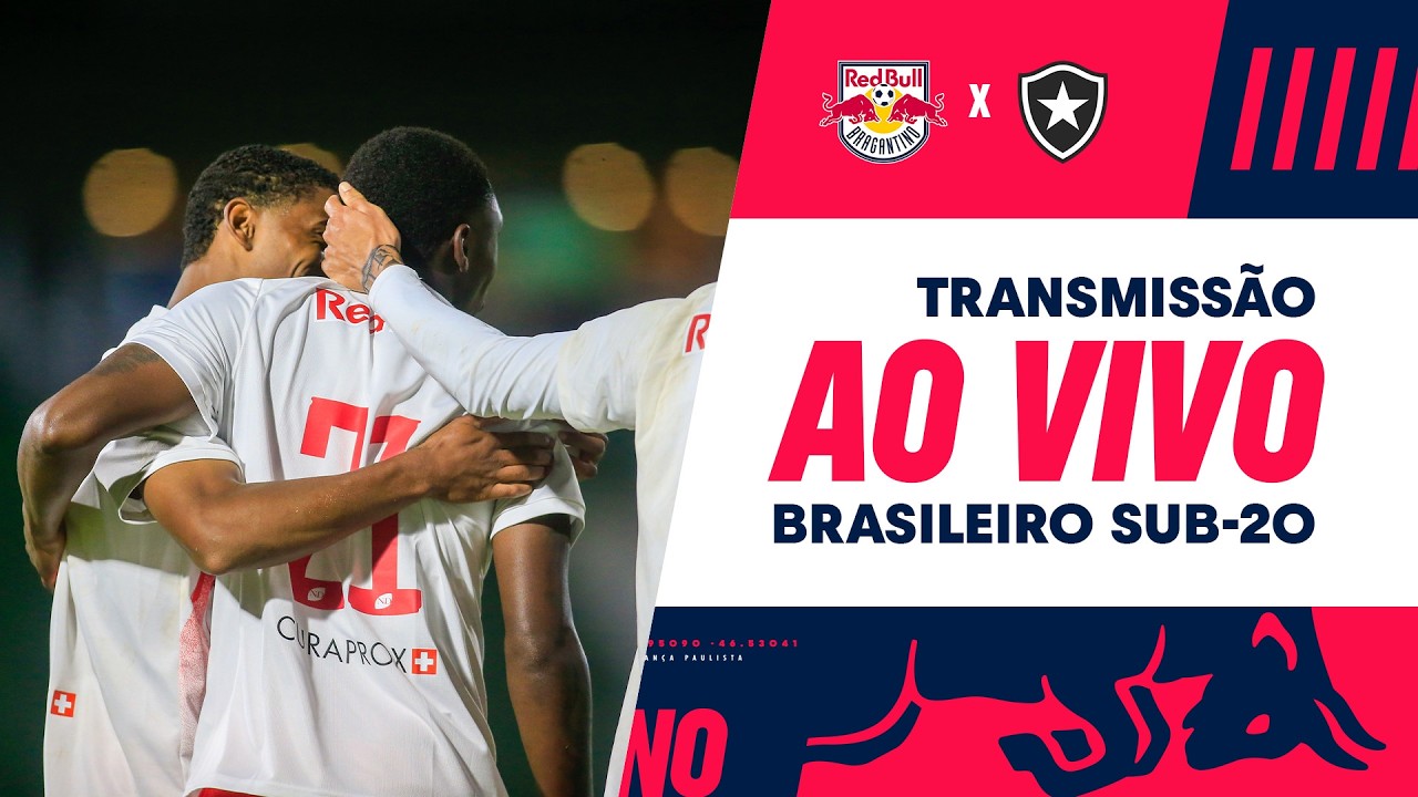 AO VIVO: Botafogo visita o Red Bull Bragantino pelo Campeonato Brasileiro Sub-20