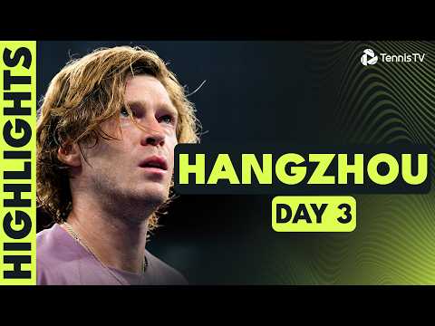 Rublev Faces Hijikata, Faria v Gaston Three-Set Thriller & More 💪 | Hangzhou 2026 Highlights