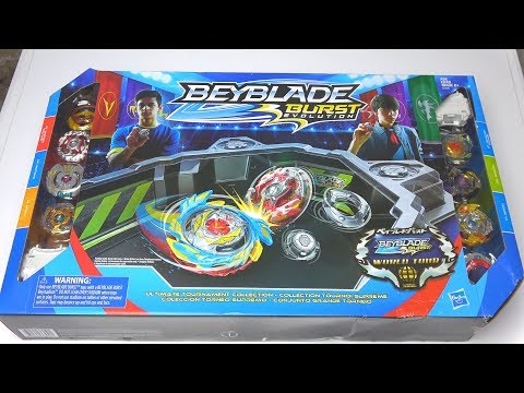 NEW HASBRO ULTIMATE TOURNAMENT COLLECTION UNBOXING | Beyblade Burst Evolution God