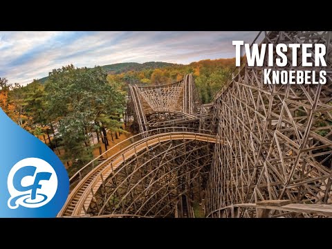 Front row point of view footage of Twister