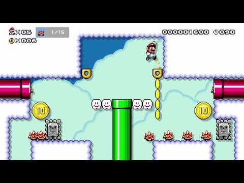 Super Mario Maker 2: Story Mode Level (Spiny Busters) [1080 HD]