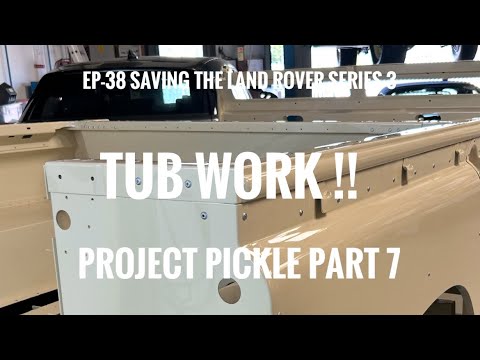 Land Rover Series 3 Restoration - part 7 of Project Pickle the 1976 88” progress on the tub.