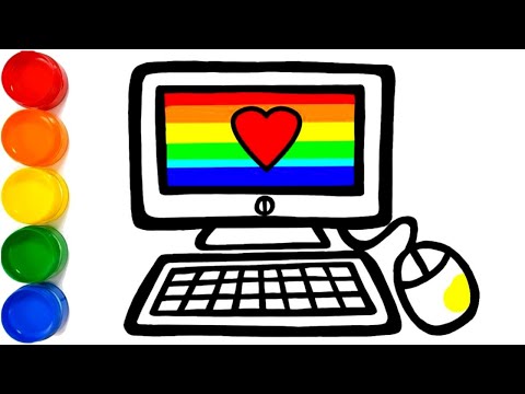 How To Draw Computer Computer Drawing Computer Draw Smart